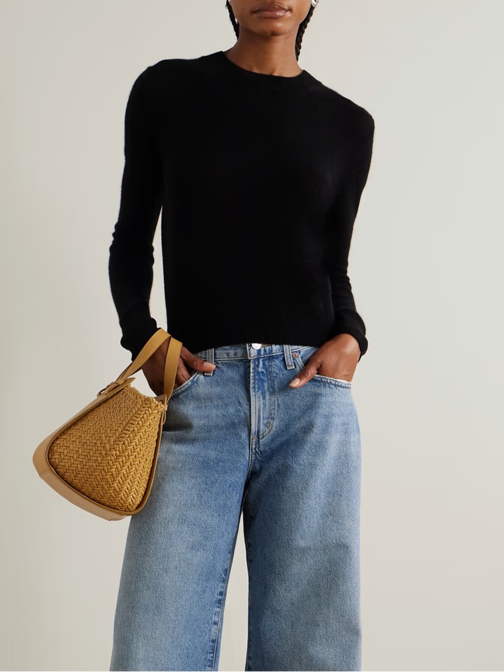 Eterne Francis cashmere sweater in black